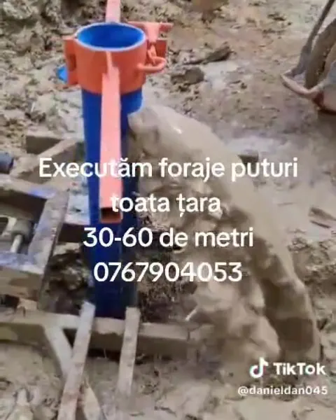 Video: foraj mecanizat la adâncime